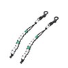 Andux 2pcs/Set Golf Beads Score Counter for Golfer JFQ-03 (White/Green)