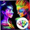 TOVINANNA 5pcs Glow Body Paint Neon Craft Fluorescent Face Painting