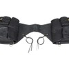 Tough 1 Oiled Leather Saddle Bag Black