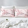 Feelyou Girls Sheets Queen Cherry Blossom Floral Bed Sheet Set