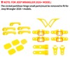 SQQP 24PCS Full Set Exterior Decoration Trim Kit Fit for