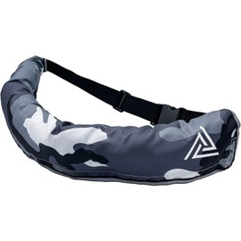 BALANCE LAND Life Jacket, Manual Inflatable Belt Type, CE and ISO Certified, One Size Fits Most, Includes Reflective Tape, Whistle, For Fishing, Disasters, Swimming, Emergency