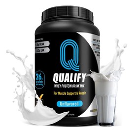 Unflavored Whey Protein Powder. Post Workout Recovery Drink, Gluten & Sugar Free, Highly Kosher, 25g Protein. Essential Amino Acids - 5.5g BCAA, 2.7g Leucine, 1.4g Isoleucine, 1.4g Valine 26.4 Ounce