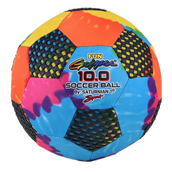 fun gripper (TD Tie Dye Soccerball 10.0" O/S (Perfect for Indoor) by: Saturnian I P.E Supplier
