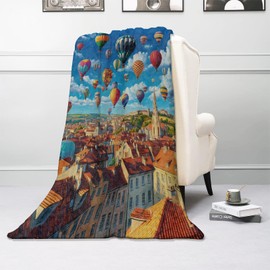 Kibue - Manta de franela suave y ligera y acogedora, manta de felpa cálida para sofá, viajes, recámara, oficina, decoración del hogar, regalo ideal para adultos, niños, mujeres y hombres de 60 x 50