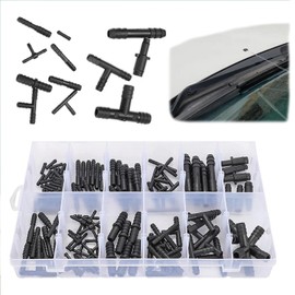 Set of 113 T-Connector Hose Connector Set, Hose Connector Assortment Car, Connector for Watering Connection Kit, Hose Connector Car Assortment for Gardens Hoses Watering Connection Kit
