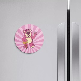 Unbranded Toy Story Cartoon Lotso | 4'' X 4'' Round Decorative Magnet