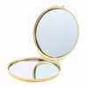 FORTUNA Tokyo Compact Mirror, Nishijin Textile Silk Hand Mirror, Double-Sided
