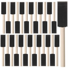Bates- Foam Paint Brushes, 26pcs, 1 Inch, Sponge Brushes, Sponge Paint Brush, Foam Brushes, Foam Brushes for Painting, Foam Brushes for Staining, Paint Sponges, Foam Brushes for Mod Podge
