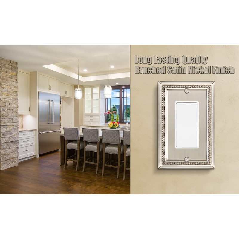 Henne Bery Sunken Pearls Heavy Duty Decorative Wall Plate Switch