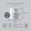 WM Bartleet & Sons 1750 T37 Churn Jug, White