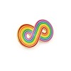 Pinsanity Infinity Rainbow Enamel Lapel Pin