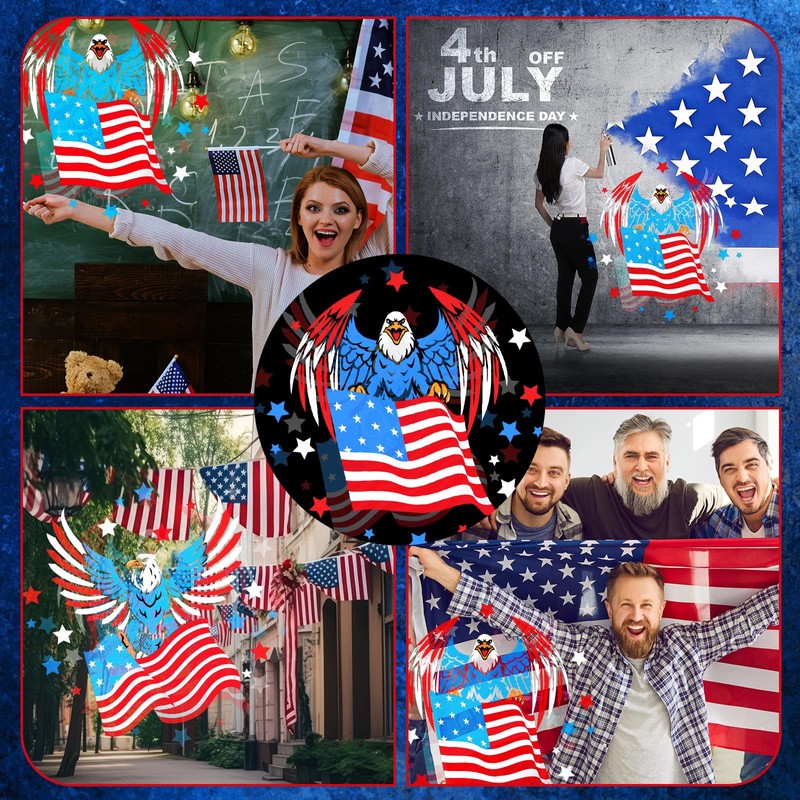 Lingvee Independence Day Projector Lights 4th of July Projector Patriotic