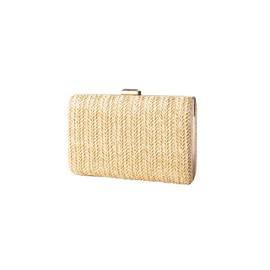 CORIOS Women's Straw Bag Evening Bag Women Woven Bag Wedding Bridal Purse Elegant Clutch Bag Small Bag Formal Handbag Shoulder Bag Luxury Shoulder Bag for Banquet Party, Camel, Retro
