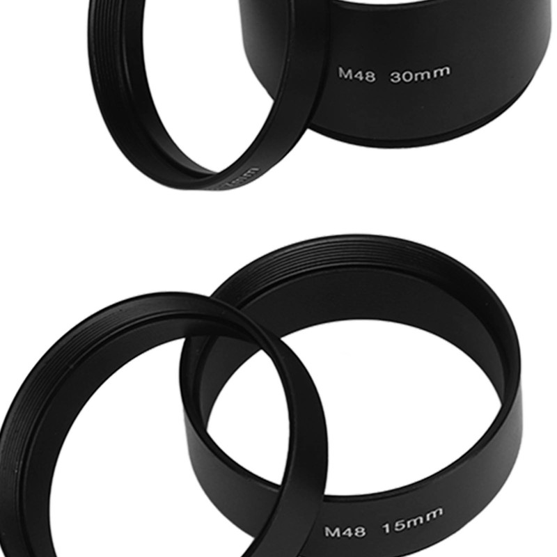 8 PCS M48X0.75 Focal Length Extension Tube Kit 3 5