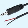 tunghey 2Pack Replacement 2.5mm Male Jack to Bare Wire Open