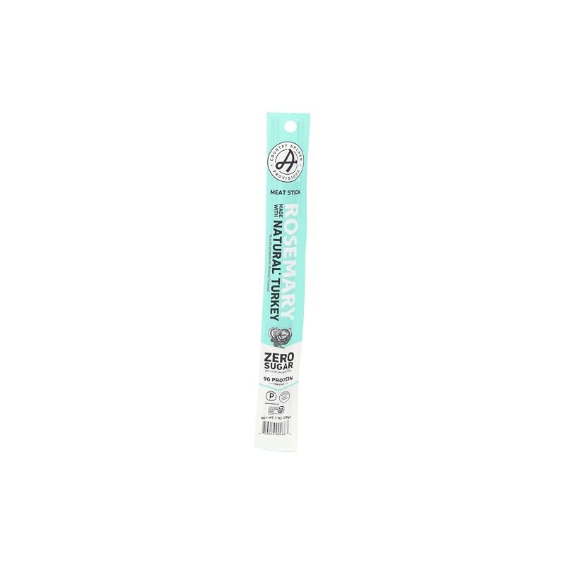 Country Archer Rosemary Flavored Turkey Snack Sticks, Gluten Free, Zero