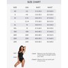 Yonique - Tankini con cuello en V para mujer, sin