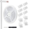 RGBZONE 3 Pin 10mm LED Connector Kit with 32.8ft 3