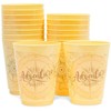 Sparkle and Bash Travel-Themed Plastic Party Cups - Compass Design