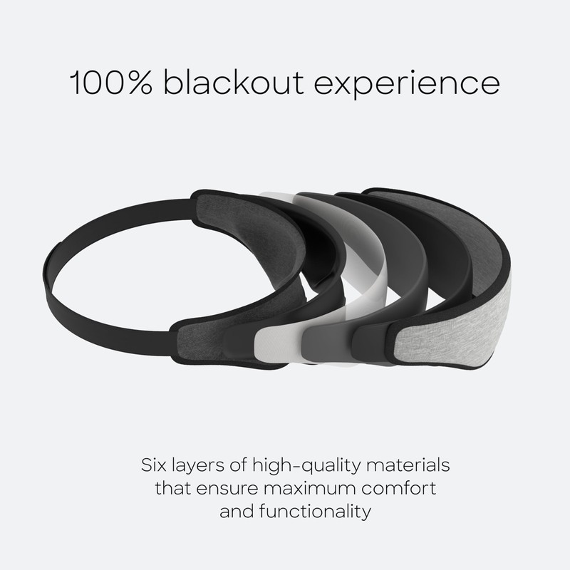 Ostrichpillow Eye Mask 3D Sleep Mask, 100% Blackout Pressure-Free, Washable
