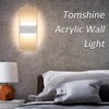 Tomshine Modern LED Wall Light 12W Acrylic Wall Sconce Decorative