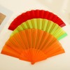 Gionforsy 12pcs Clap Fabric Folding Chinese Tai Chi Fan Set