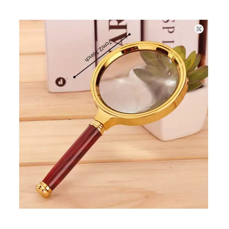 Toolzia Metal Handheld 50X Magnifying Glass