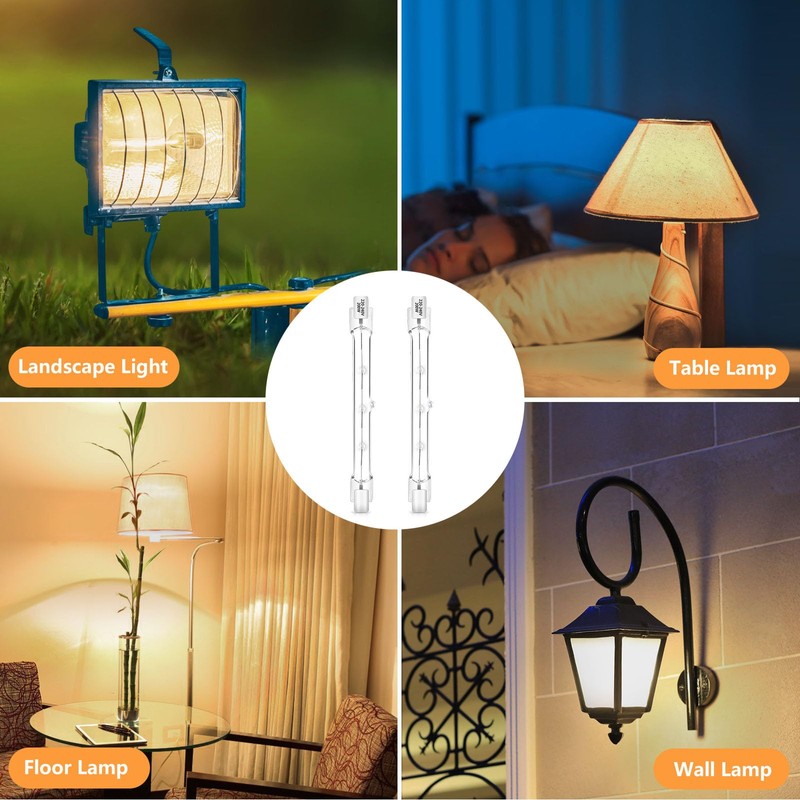 Blakapoo Halogen Bulbs R7S 300W WW 118mm 5P