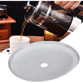 5Pcs Reusable Coffee Filters, Universal French Press Filter Screen 3 in 304 Stainless Steel French Press Filter Replacement Useful and Professional Coffee Filters