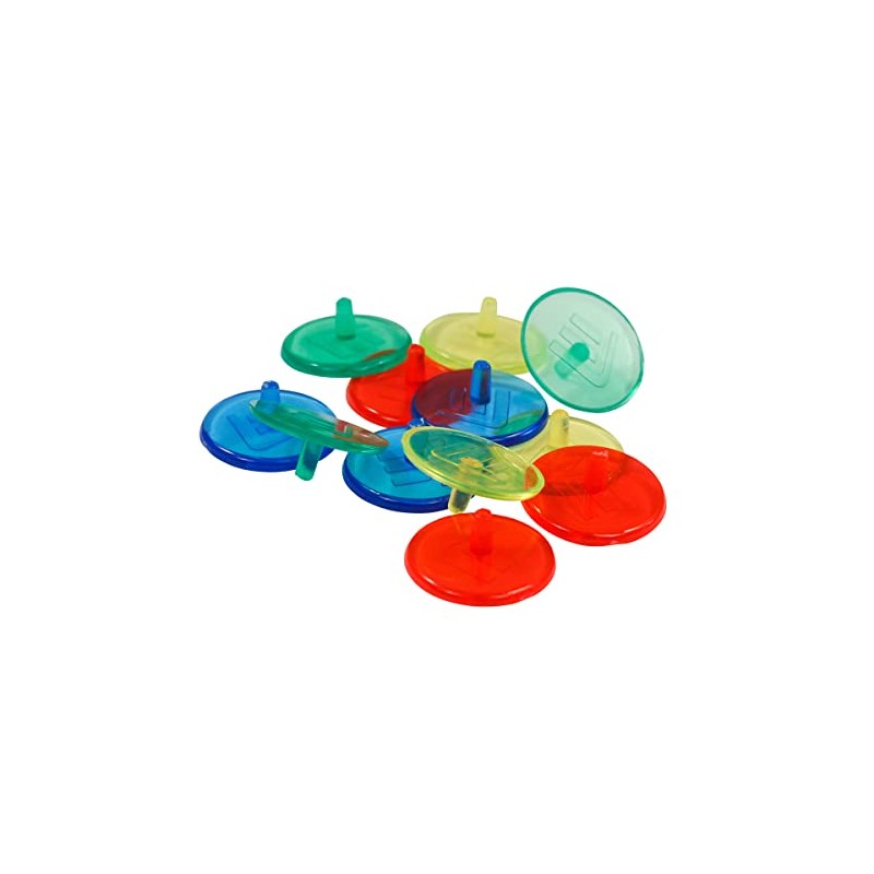 Masters Golf Spots Brightly Coloured Marking Neon Ball Markers Pack