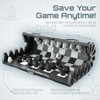 VENTUREBOARD XL Full-Size 10 Inches Magnetic Unique Chess Set Board