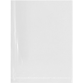 Plymor 3" x 4" (Pack of 100), 2 Mil Flat Open Clear Plastic Poly Bags