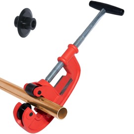 YoShin 1-3"" Pipe Cutter Tool, Heavy-Duty Sharp Pipe Cutters Plumbing with Extra Blade, Cuts Up to Galvanized Pipe, Copper, and Iron Pipe, Steel Tubing Cutter for Metal Cutting, TXE-C7U-32H432