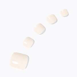 Dashing Diva Magic Press Pedicure Creamy White