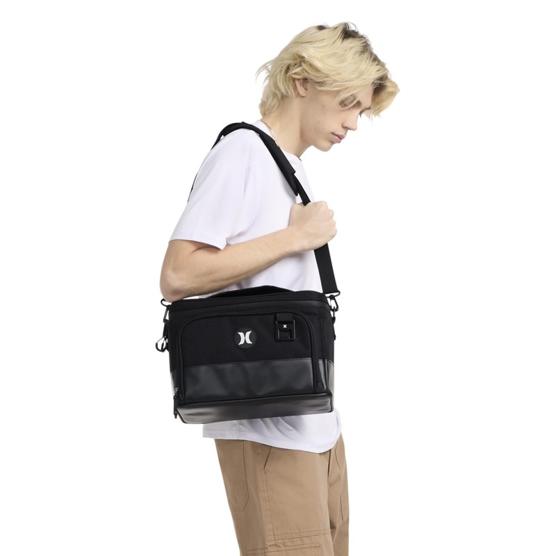 Hurley Cooler Tote Bag, 20 Can/Black
