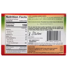 Efrutti E.Frutti Gummi Pizza, 48-Count