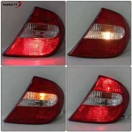 TINVHY Red Passenger Side Tail Light For Toyota Camry 2002 2003 2004 Halogen Brake Lamp