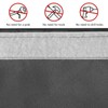 Zevrang Blackout Door Curtain, 26x40Inch French Tie Up Thermal No