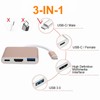 USB C Adpater 3.1 3 in 1 Hub Converter Dock