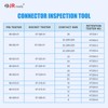 JRready ST5240-HT250 Connector Inspection Tool Kit,16 Pcs Contact Socket&Pin Tester
