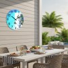 Crosstime 16 Inch Waterproof Large Outdoor Clock – Rustproof Weather