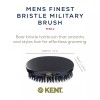 Kent MN11 Natural Black Boar Bristle Brush for Men's Grooming