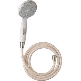 NOVA Handheld Shower Head with Extra-Long 84” Hose for Bath Seats & Pet Washing, On/Off Pause Switch, 2 Settings, Wall-Mount Holder – Ideal for Seniors, Mobility & Easy Pet Bathing