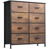 DWVO 8-Drawer Fabric Dresser, Furniture Storage Tower Cabinet, Organizer for