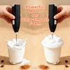 3-Pack Milk Frother, Powerful Handheld Drink Mixer with Stainless Steel