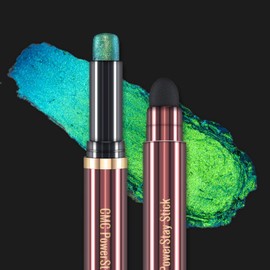 CHARMACY New Magic Eyeshadow Stick, Creamy Eye Shadow Stick, Dynamic Light color Change, Metallic Shimmer Eyeshadow, Long-Lasting Water-Resistant Formula, High Pigmented, Built-in Smudger #02