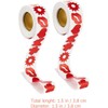 Pegatinas Bronceadoras para Cuerpo en Papel Rojo, 2 Rollos 500