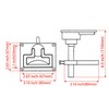 SHENGHUI Boat Cam Latch Locking Marine Hatch Handle Heavy Duty