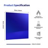 3pack Mirror Acrylic Sheets, 12" x 12" Opaque Glossy Mirror
